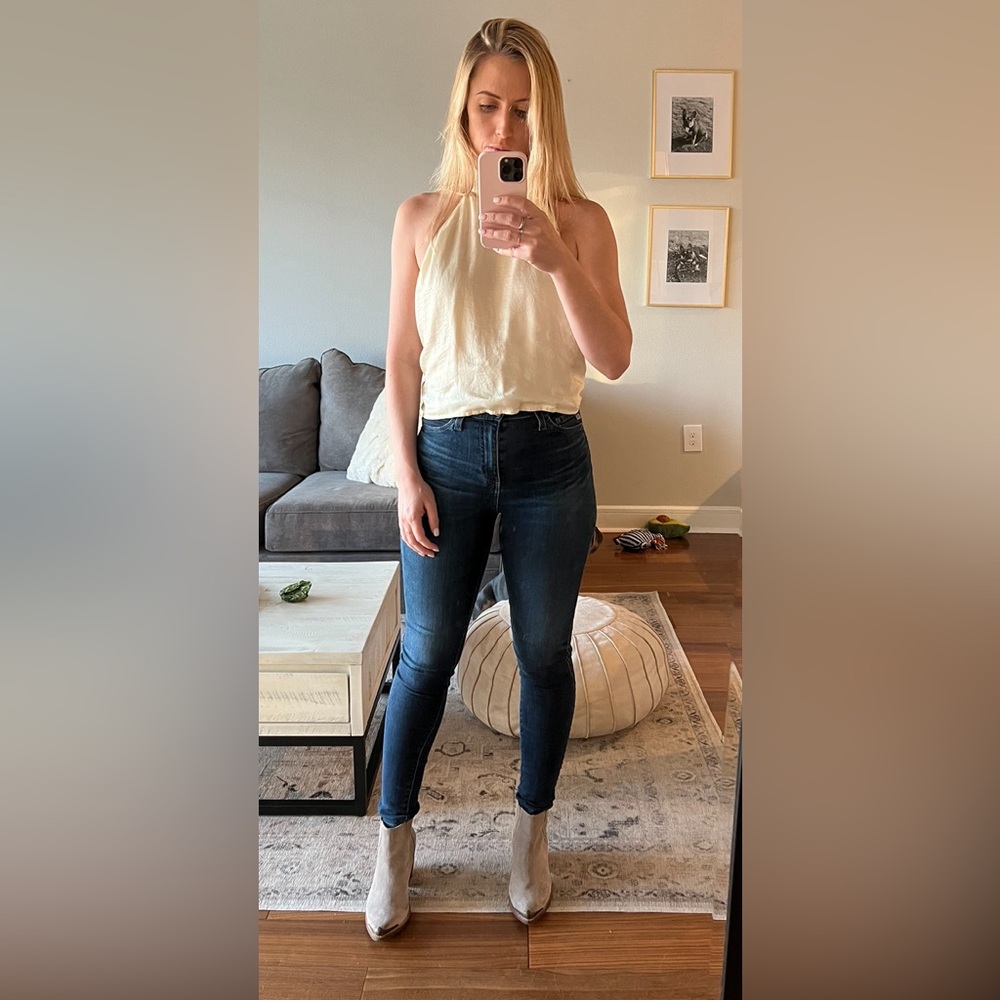 AG Demim High rise skinny jeans
